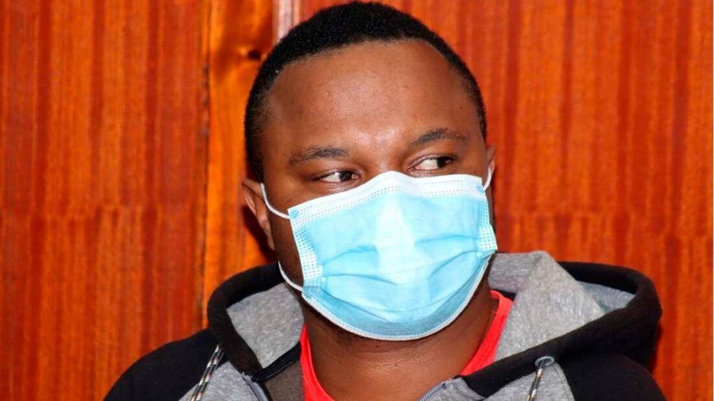 Goldenscape Director Peter Wangai Muriithi when he appeared before Chief Magistrate Martha Mutuku at Milimani law courts on March 18, 2021. 