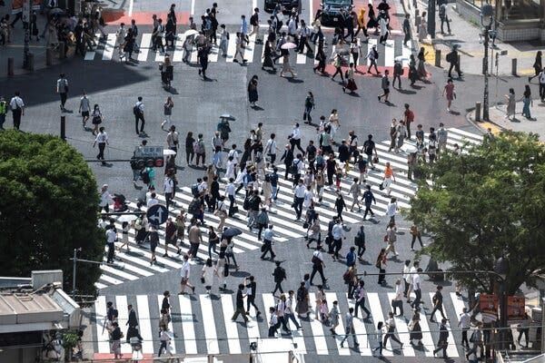 Tokyo on Thursday.Â Some restrictions will remain in place in the capital and in six other areas until at least July 11, officials said. 