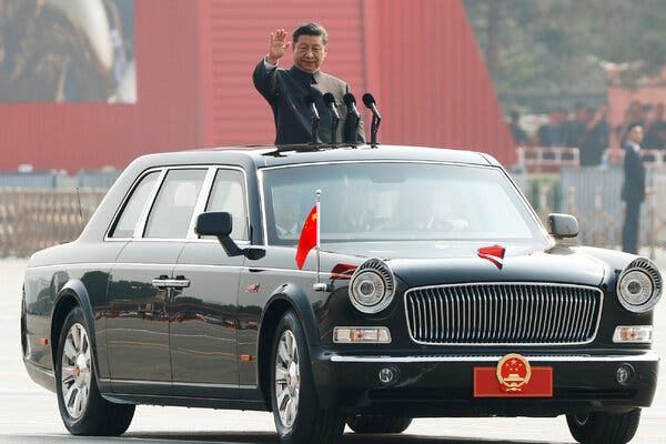 President Xi Jinping of China at a military parade in Beijing in 2019. NATOâs secretary general has noted thatÂ China is rapidly building its military forces with advanced technologies.