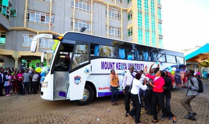 Mt Kenya University students