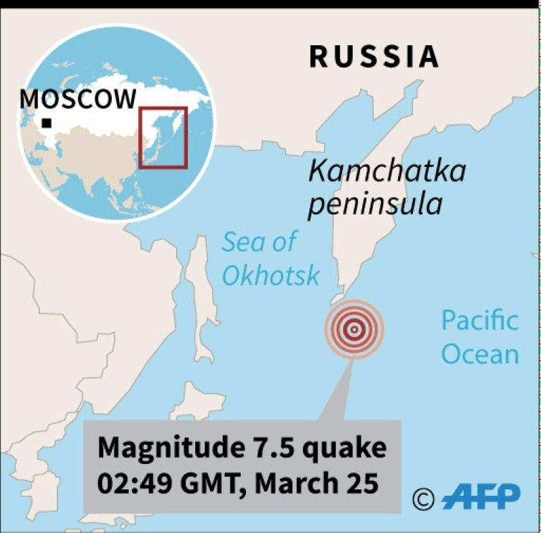 Quake hits off Russia's Kuril Islands, prompts tsunami alert » Capital News