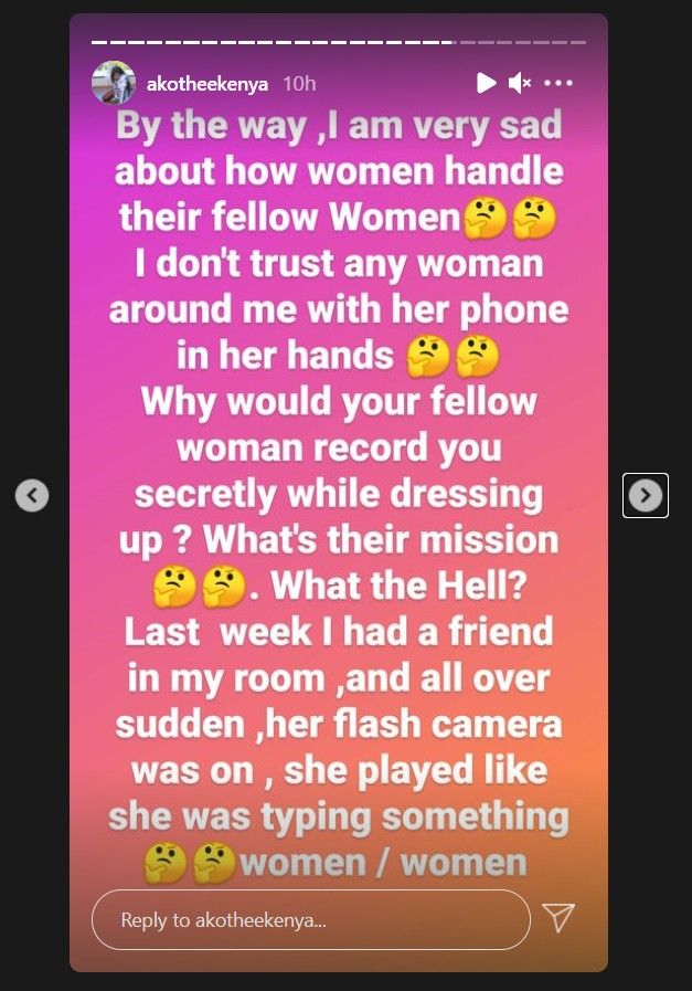 Akothee weighns in after Bridget Acheing’s nudes were leaked online