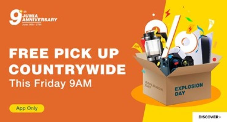 Jumia consumers enjoy FREE pickup during 9th Anniversary