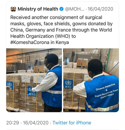 Kenya has received massive assistance but it never reaches the frontlines