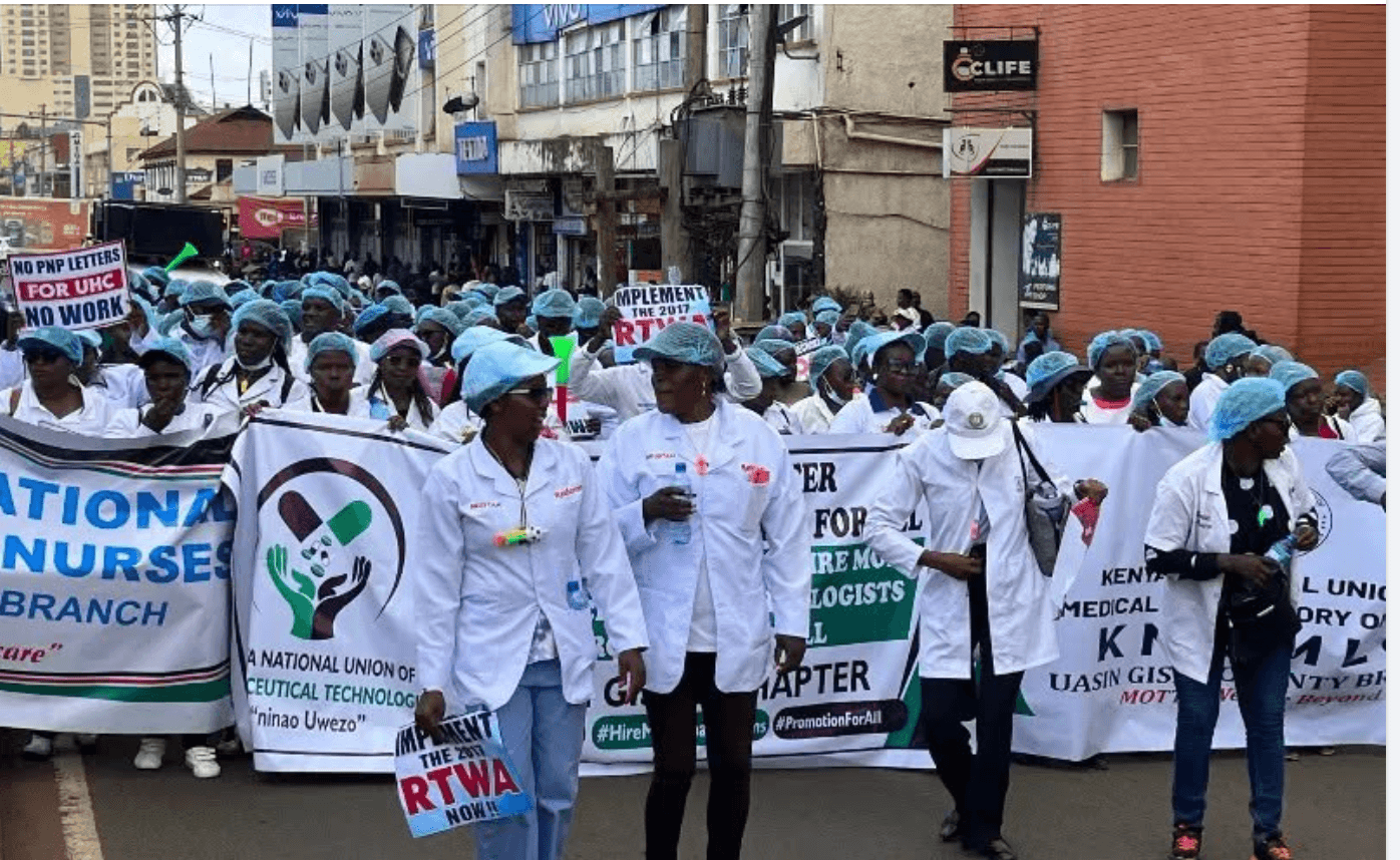 Kenya Nurses' Strike Enters Fourth Week as Talks With Counties Show Progress