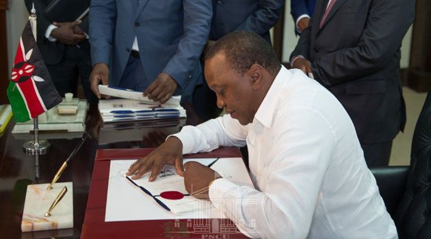 President Uhuru Signs into Law Bill to Release Sh161bn for Expenditure