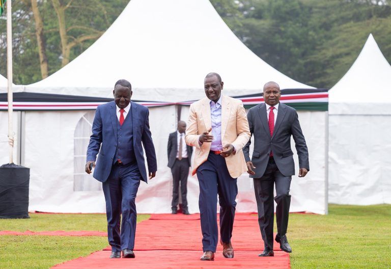 Ruto, The late Raila meet for ODM–Kenya Kwanza parliamentary group discussions