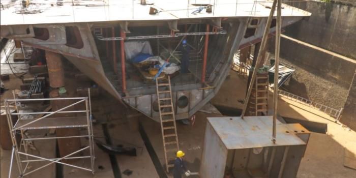IN PICTURES: Ksh2.4B First Ever Ship Assembled in Kenya Takes Shape