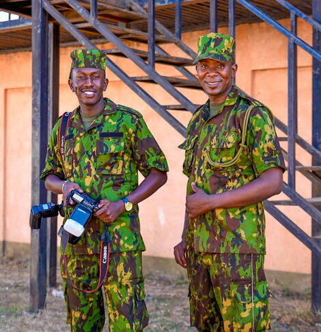 The Directorate of Criminal Investigations (DCI) communications team in images shared on Tuesday, February 1, 2022, 