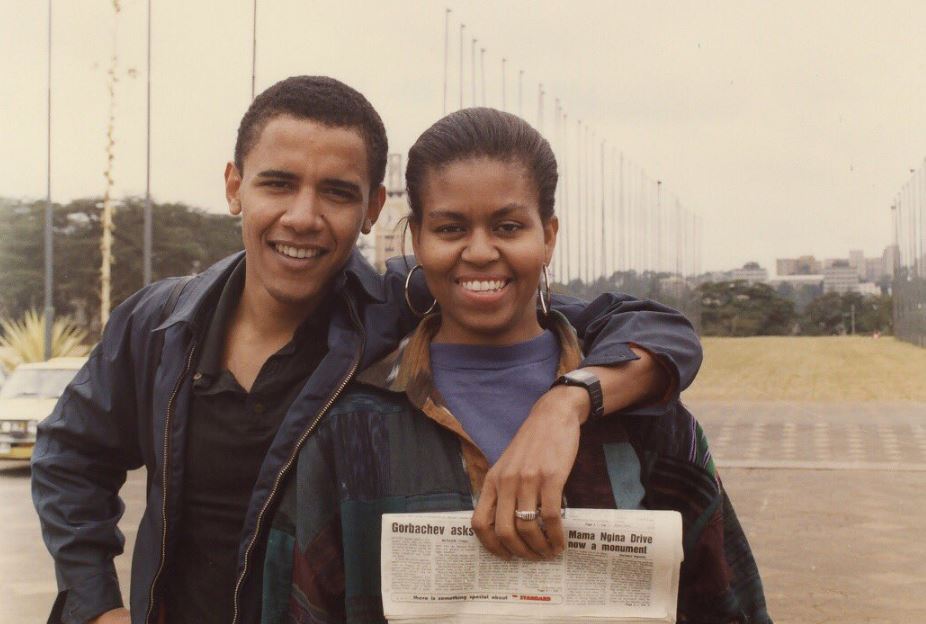 PHOTO of Barack and Michelle Obama at KICC in Nairobi Excites Netizens