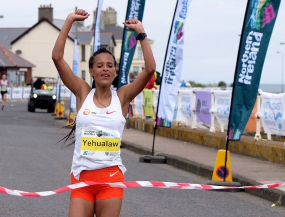 Ethiopia's Yehualaw smashes half marathon world record : The standard Sports