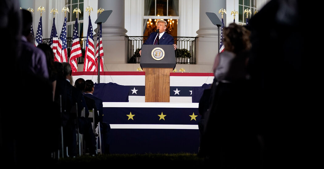 Trump Heads Into General Election He Casts as a Crusade for Law and Order