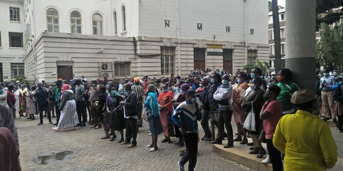 Standoff at City Hall as NMS, County Employees Strike
