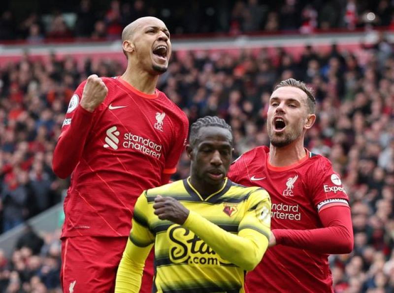 Jota, Fabinho fire Liverpool to top of the table with win over Watford : The standard Sports