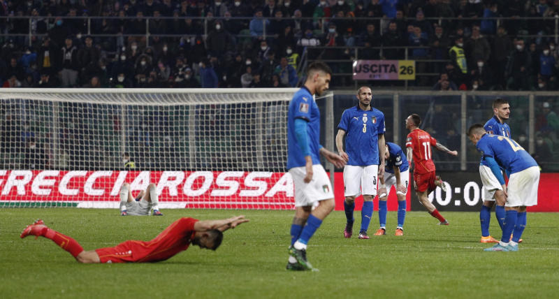Italy 'destroyed' by failure to qualify for World Cup, says Chiellini : The standard Sports