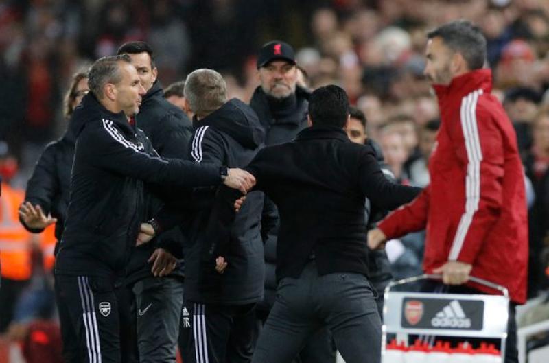 Arteta reacts to Arsenal's 4-0 defeat to Liverpool : The standard Sports