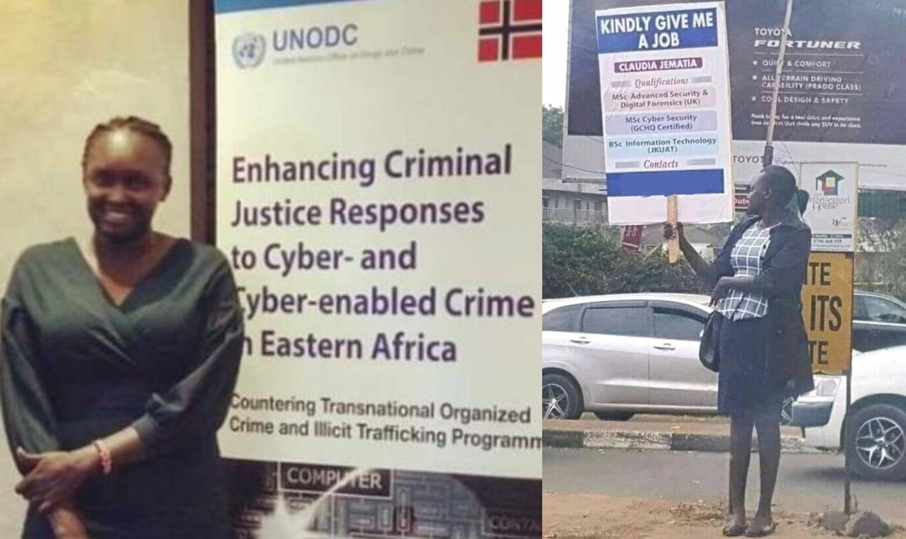 Woman who begged for job in Nairobi streets now working at Facebook