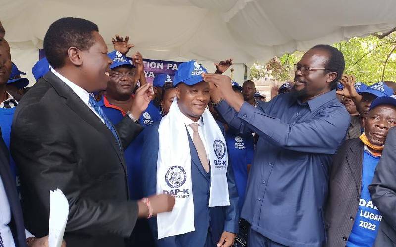 Raila calms Western as ODM, DAP-K size each other