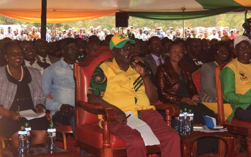 Rigathi Gachagua tells independent candidates not to spoil the party for UDA