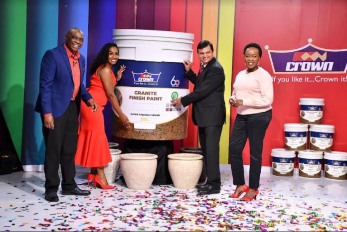 Crown Paints Unveil Granite Finish Paint
