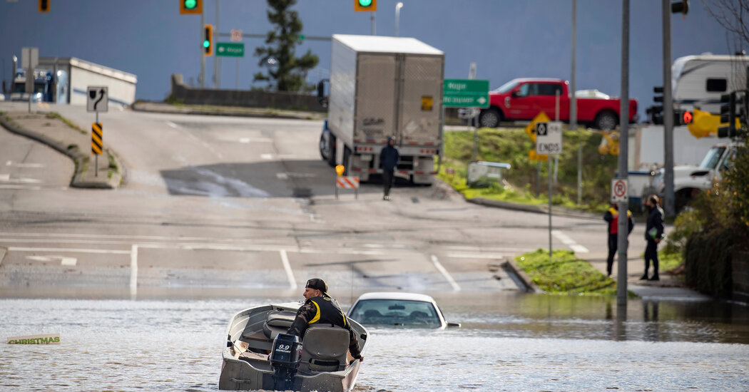 Evacuations in British Columbia Continue After Flooding and Mudslides