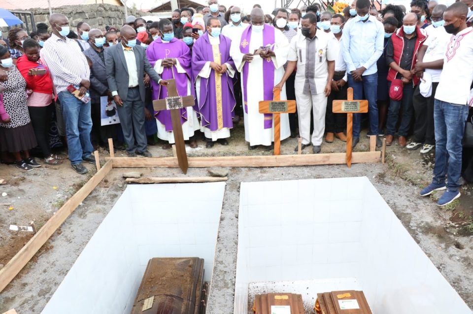 Photos: So Sad! Take A Look At How Nakuru Doctor’s Children Were Buried In One Grave