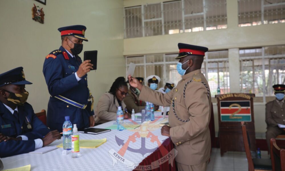 Three KDF Officers Arraigned In Martial Court For Recruitment Fraud
