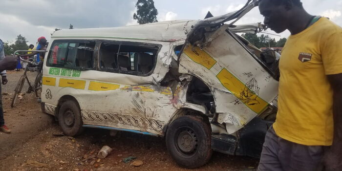 7 Die After Matatu Rams into Lorry in Kaburengu [PHOTOS]