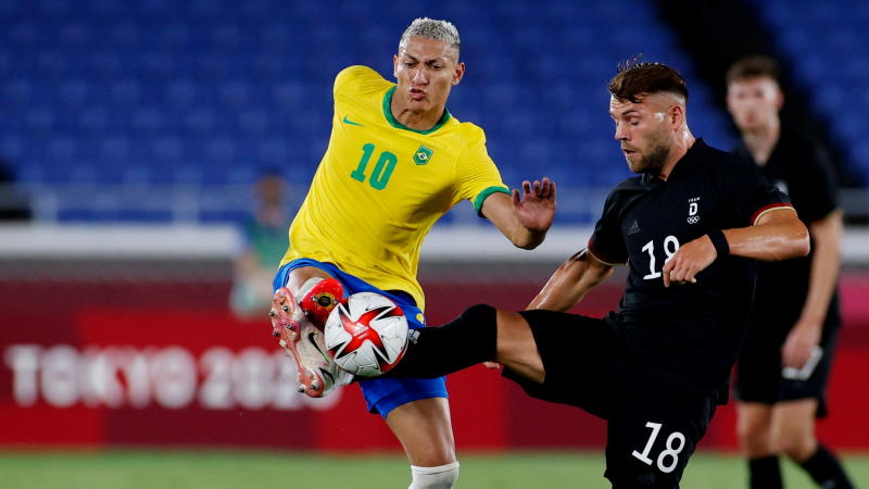 Olympics: Richarlison hits hat-trick as Brazil beat Germany : The standard Sports