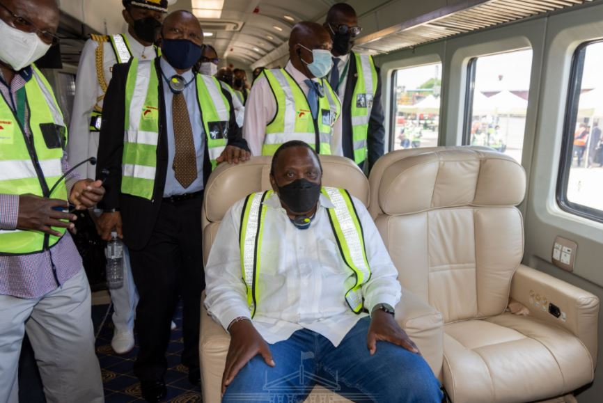 Come Help Us Revamp Our Rail System, President Kenyatta Invites South African Firm