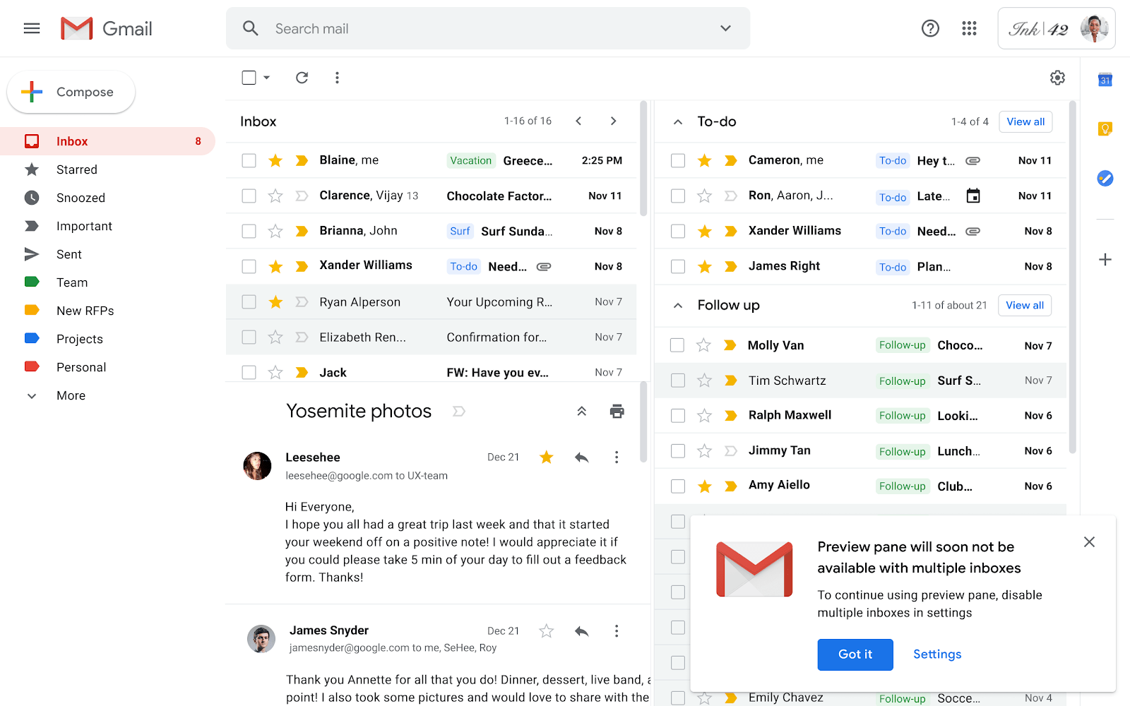 Google is Revamping Gmail With Design Tweaks and Merged Settings