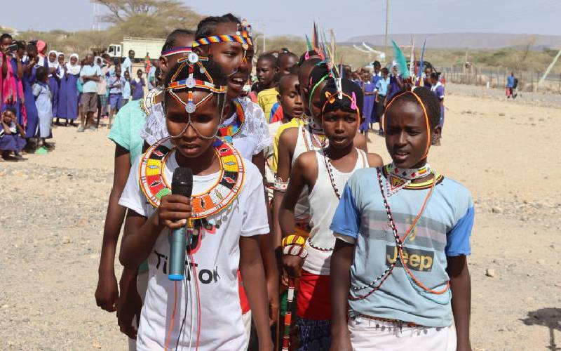 Firm donates food to pupils in drought-hit Marsabit