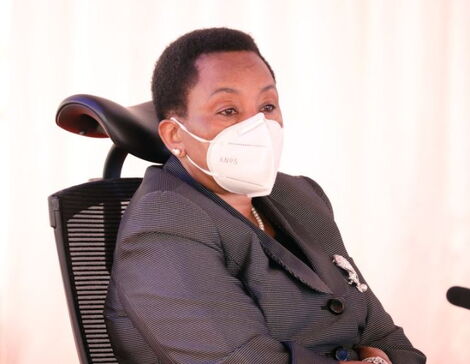 DCJ Philomena Mwilu during the interviews for CJ on Friday, April 16, 2021.