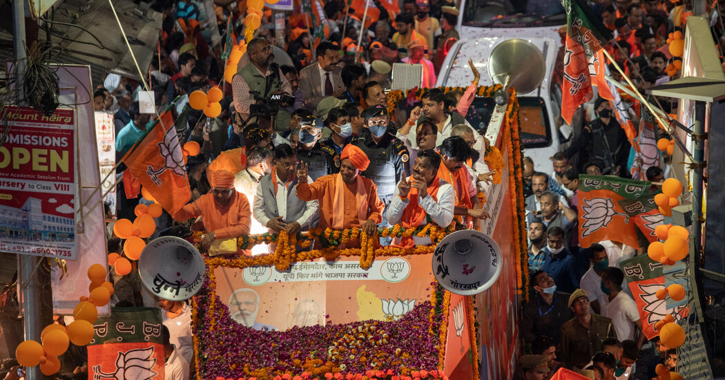 India Elections: Uttar Pradesh Looks Likely to Stay in B.J.P.’s Hands