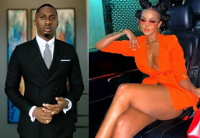 Jux and Huddah share steamy kiss in newly released video