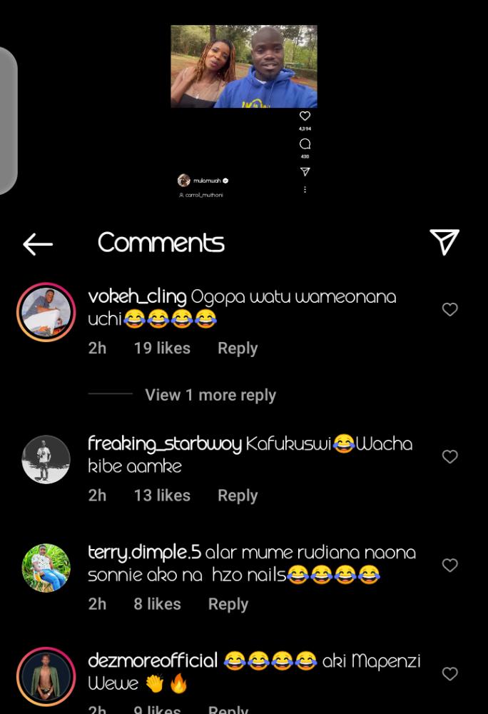 New Video Of Mulamwah Spending Time With Carrol Sonie Emerges-Fans React (Video)