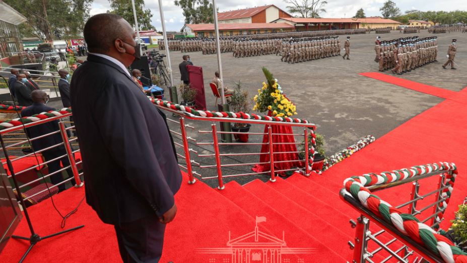President Kenyatta Lauds The Police For Role In Coronavirus Containment