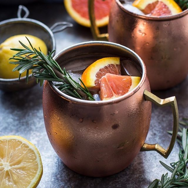 Citrus Moscow Mule With Rosemary Simple Syrup recipe by Jennie ...