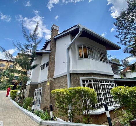 An exterior view of journalist Betty Kyalo's newly launched saloon