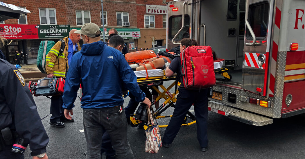 Live Updates: 16 People Are Injured, Including 10 Shot, in Attack on Brooklyn Subway