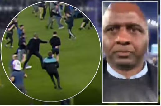 Police give final verdict on incident involving Patrick Vieira kicking pitch-invading Everton fan : The standard Sports