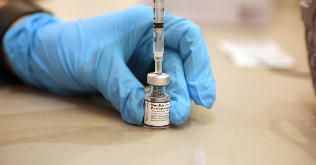 F.D.A. Clears Pfizer Coronavirus Vaccine for Young Children