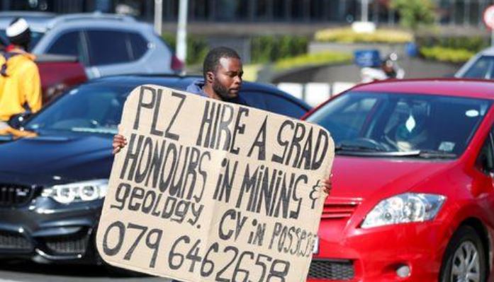 South Africa's unemployment rate hit record high : The Standard