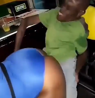 This well endowed LADY nearly killed this randy guy while working on him-too much sweetness! (VIDEO)