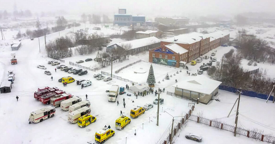 Russian Mine Blast Kills Dozens, Among Them Rescuers