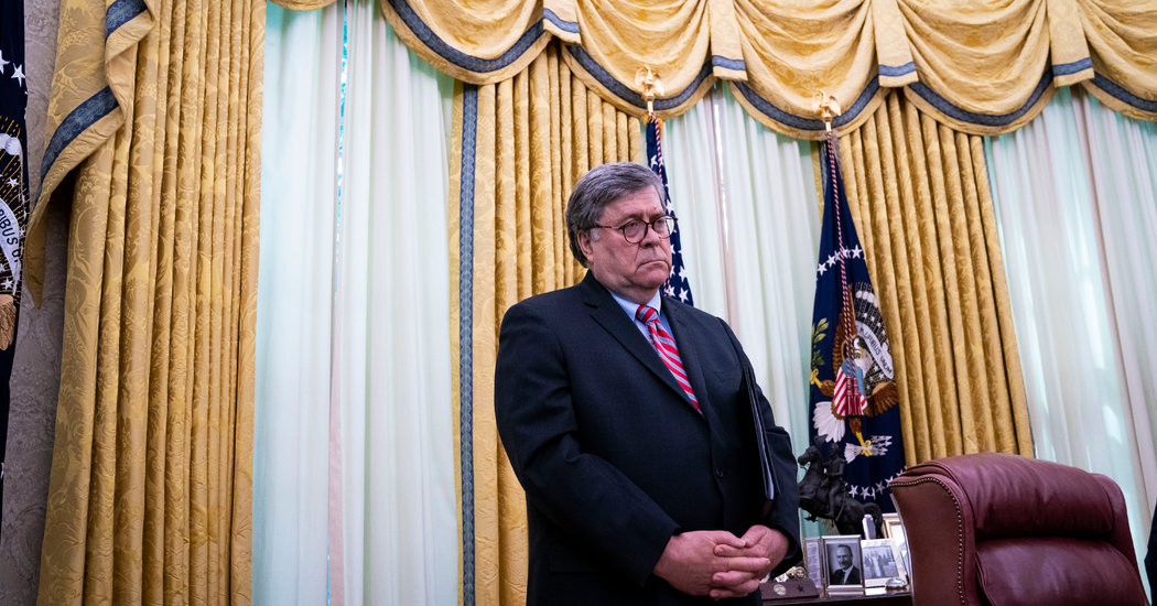 Justice Dept. Officials to Testify on Politicization Under Barr