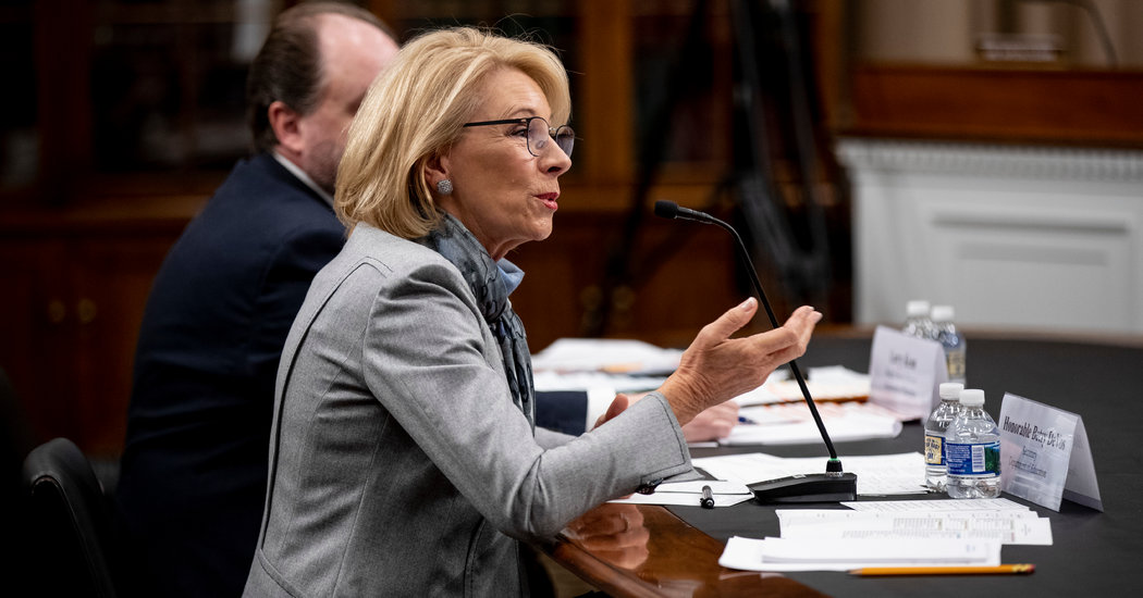 Betsy DeVos Completes Sexual Assault Rules