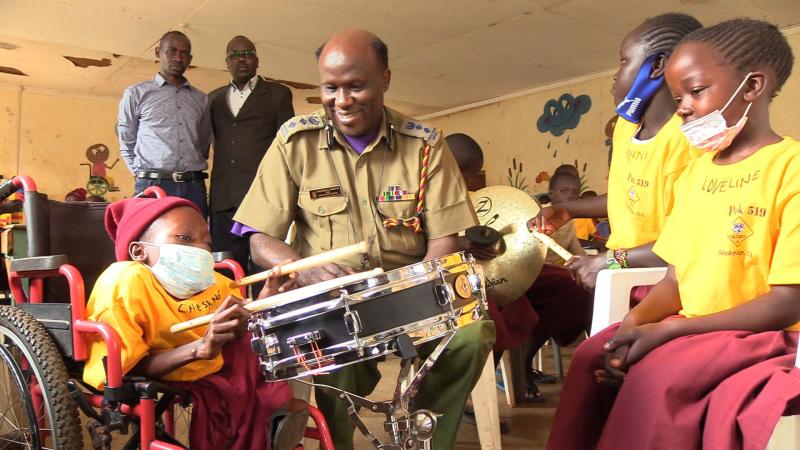 The Trans Nzoia police boss lifting the spirits of children living with disabilities