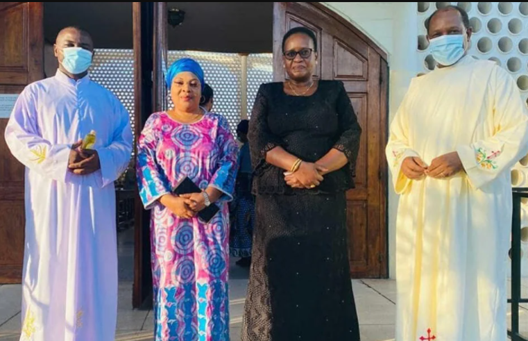 Magufuli's Widow Makes First Appearance since Being Hospitalized, Husband's death