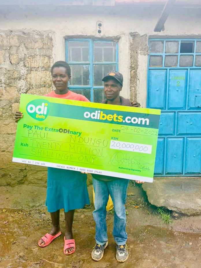 Mai Mahiu Man Wins Sh20 million Odibets Jackpot